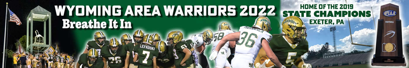 Wyoming Area Football 2022 Header